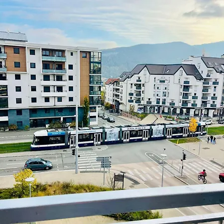 Le Golden Acces Direct Tramway Geneve Avec Parking アパート *